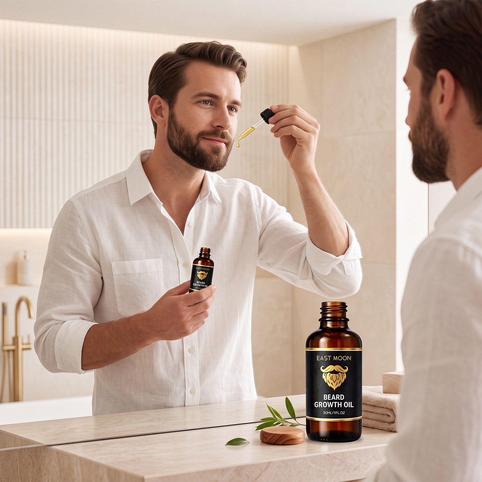 Men'S Grooming Products - น้ำมันบำรุงหนวด 30 มล. และบาล์ม 30 กรัม