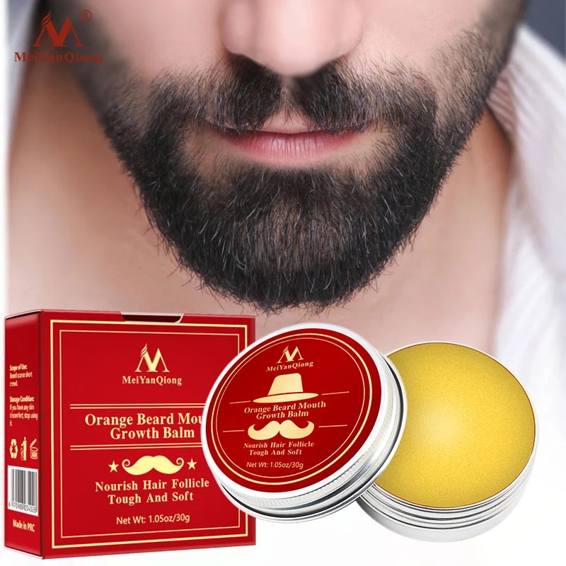 Men'S Grooming Products - ธรรมชาติสีส้ม Organic Beard Oil Beard บาล์มขี้ผึ้งผมผลิตภัณฑ์