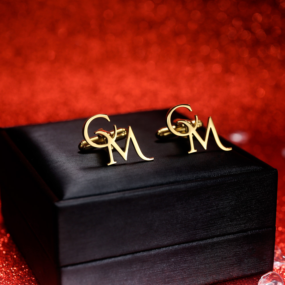 Tangula Custom Initials Cuffli - Men'S Grooming For Wedding บทวิจารณ์และราคา